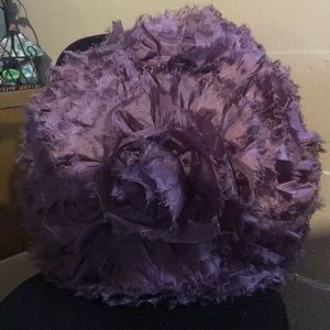 Lavender throw pillow